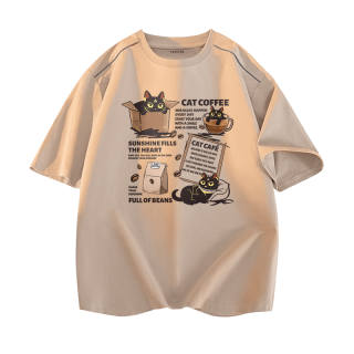 Tonlion T Shirts Unisex Crew Neck Moderate Straight Fit