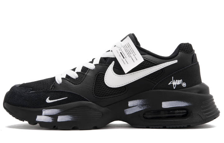 Nike Nike Air Max Fusion Low top Running Shoes Men's Black White