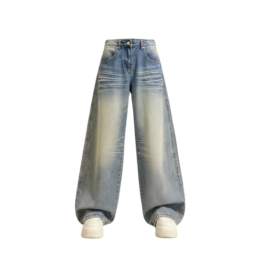 Sugarfunk Jeans Women's Vintage Moderate Wide Leg Pants