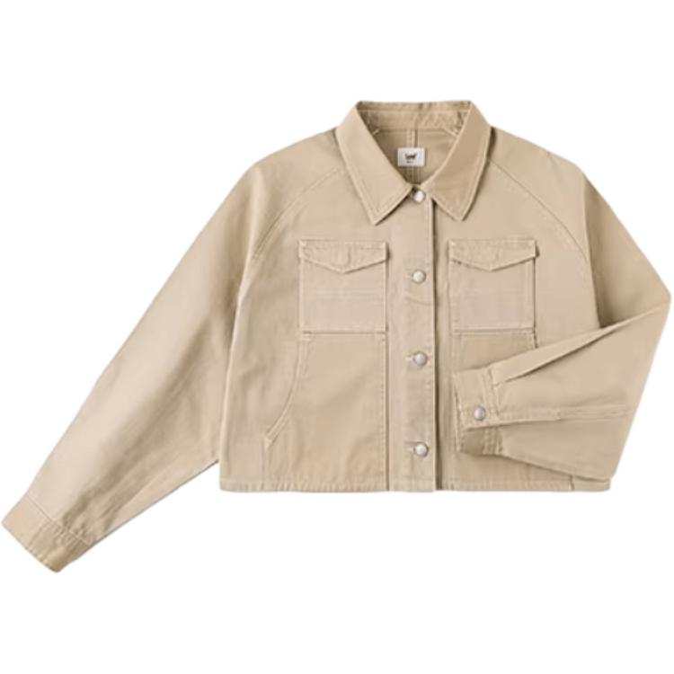 Lee Lee SS26 Jackets Women's Khaki Lapel Moderate Workwear