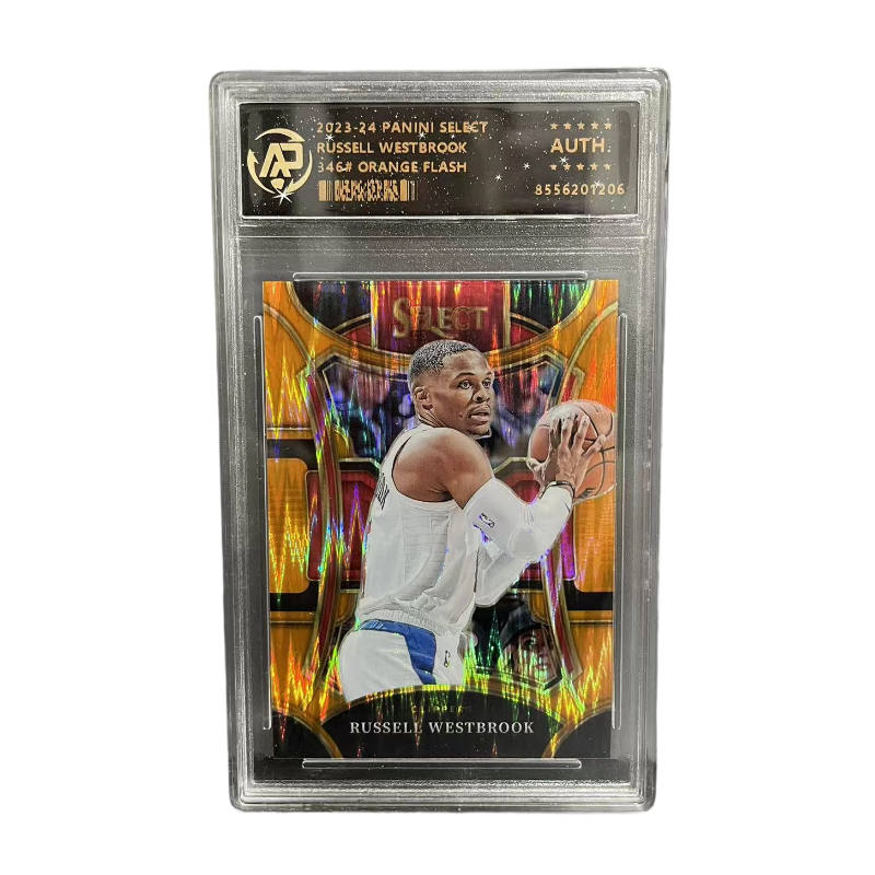 PANINI PANINI Select Russell Westbrook, Russell Westbrook, Orange Rain Cascade Refringence, Classic Collection Graded Cards