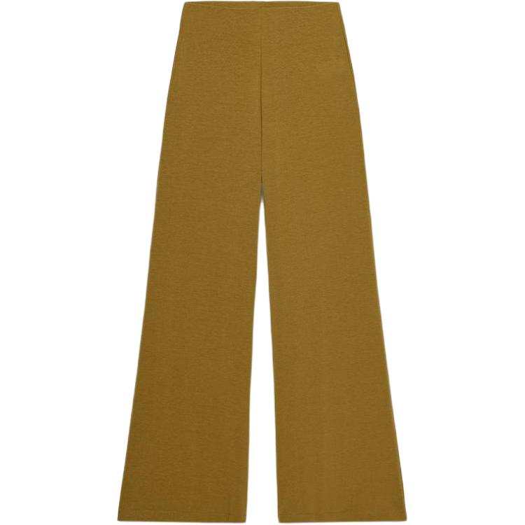 ZARA Casual Pants Women's Yellow Ochre Moderate Wide Leg Pants