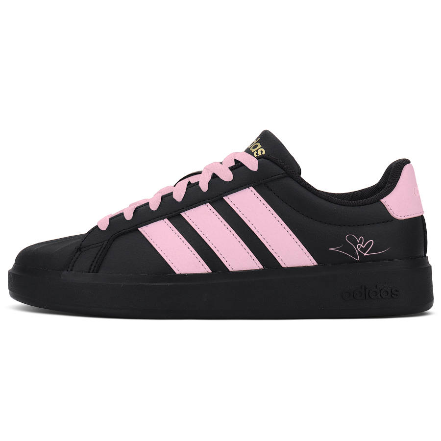 Adidas Adidas Street Talk Low top Kids' Skateboarding Shoes Black Pink Teenagers