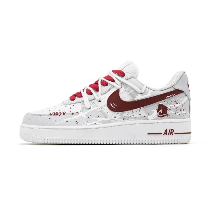 Nike Nike Air Force 1 Horse Racing Brings Prosperity Road Low top Skateboard Shoes Unisex