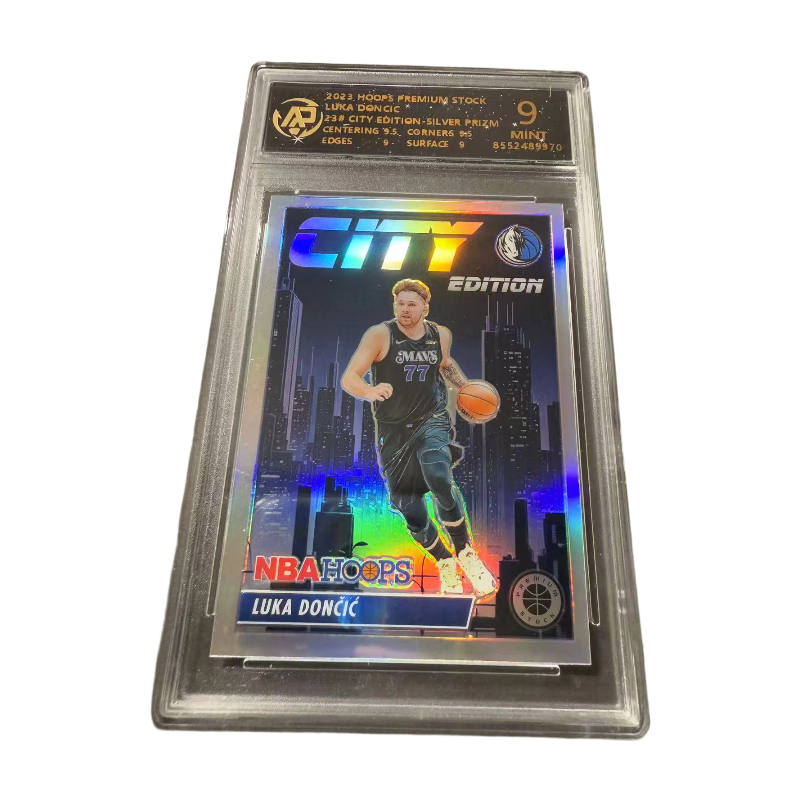 PANINI HQOPS PREMIUM STOCK Mavericks, Luka Doncic, Silver Discount, City Magazine Cover, High Score Graded Cards 1 Pc