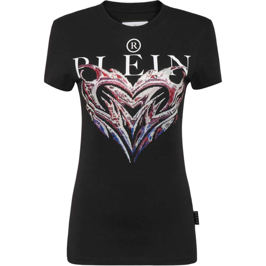 Philipp Plein crystal-embellished logo-print T-shirt