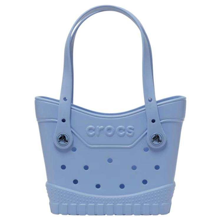 Crocs Cut Out Design Tote Handbag Small Unisex Haze Blue