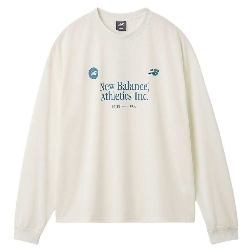 New Balance New Balance T Shirts Women's White Crew Neck Moderate
