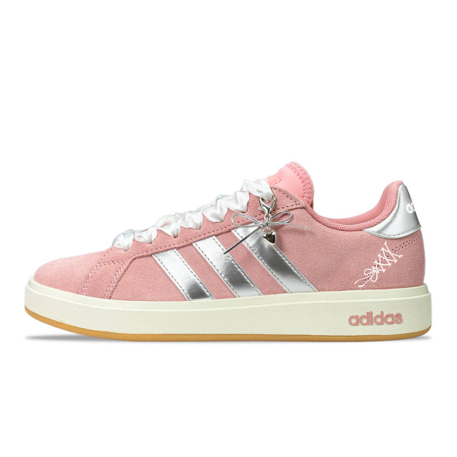 Adidas Adidas GRAND COURT 00s Skateboard Shoes Unisex Low Top Silver