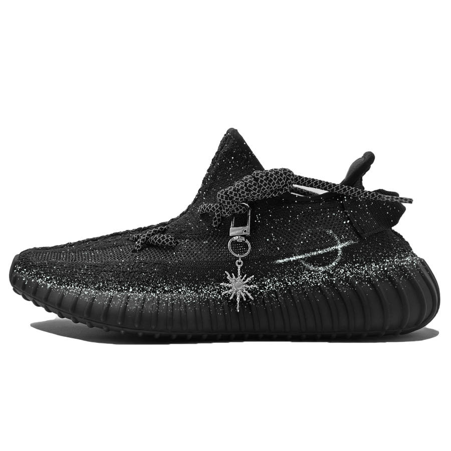 Adidas Originals Yeezy Boost 350 V2 Baby's Breath Gravity Fabric Slip Resistant Abrasion Resistant Low top Casual Shoes