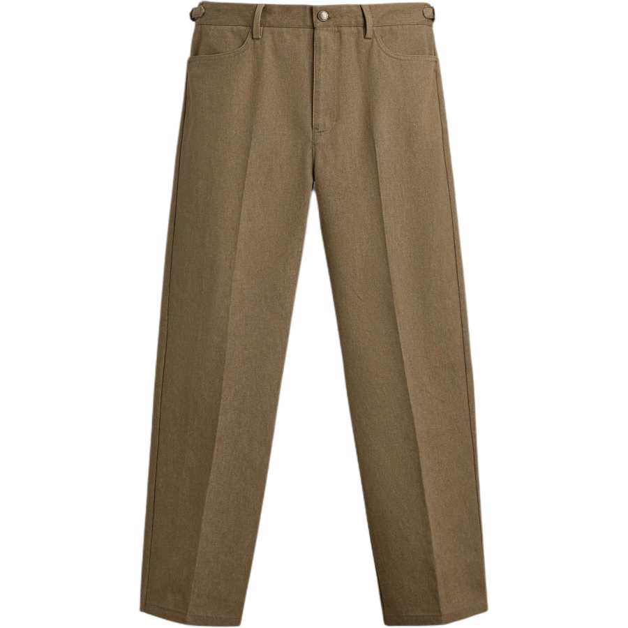 ZARA Casual Pants Unisex Beige Moderate Straight Fit Pants