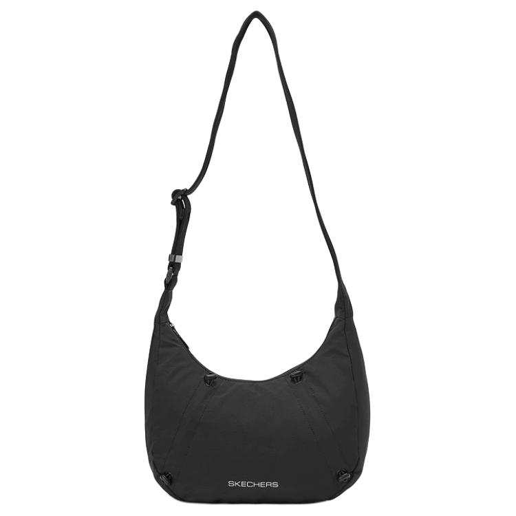 Skechers Comfortable Sports Collection Fabric Crossbody Bags Unisex Carbon Black