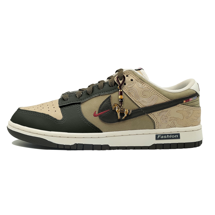 Nike Nike ⻢ 「 」 Skateboard Shoes Men's Low Top Beige, Jasper, Black, White