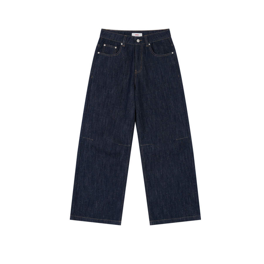 Kirsh Jeans Women's Multicolor Dots Original Denim Moderate Wide Leg Pants