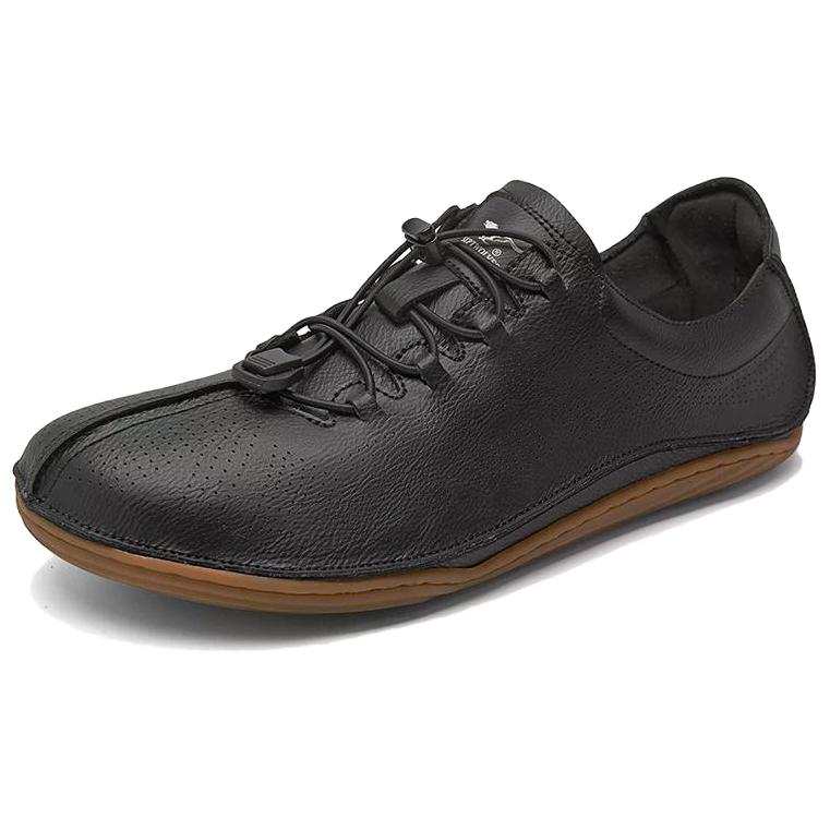 SEPTWOLVES Synthetic Leather, Split Cow Leather Low top Casual Shoes Men's