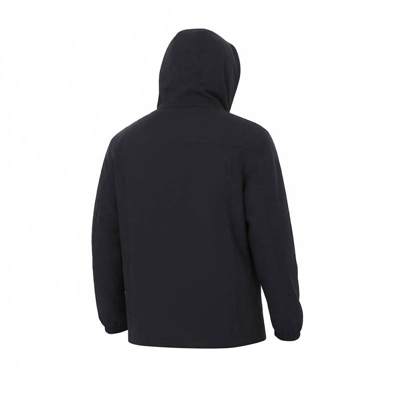 Li-Ning Li Ning Trench Coats Men's Black Hooded Non Detachable Moderate