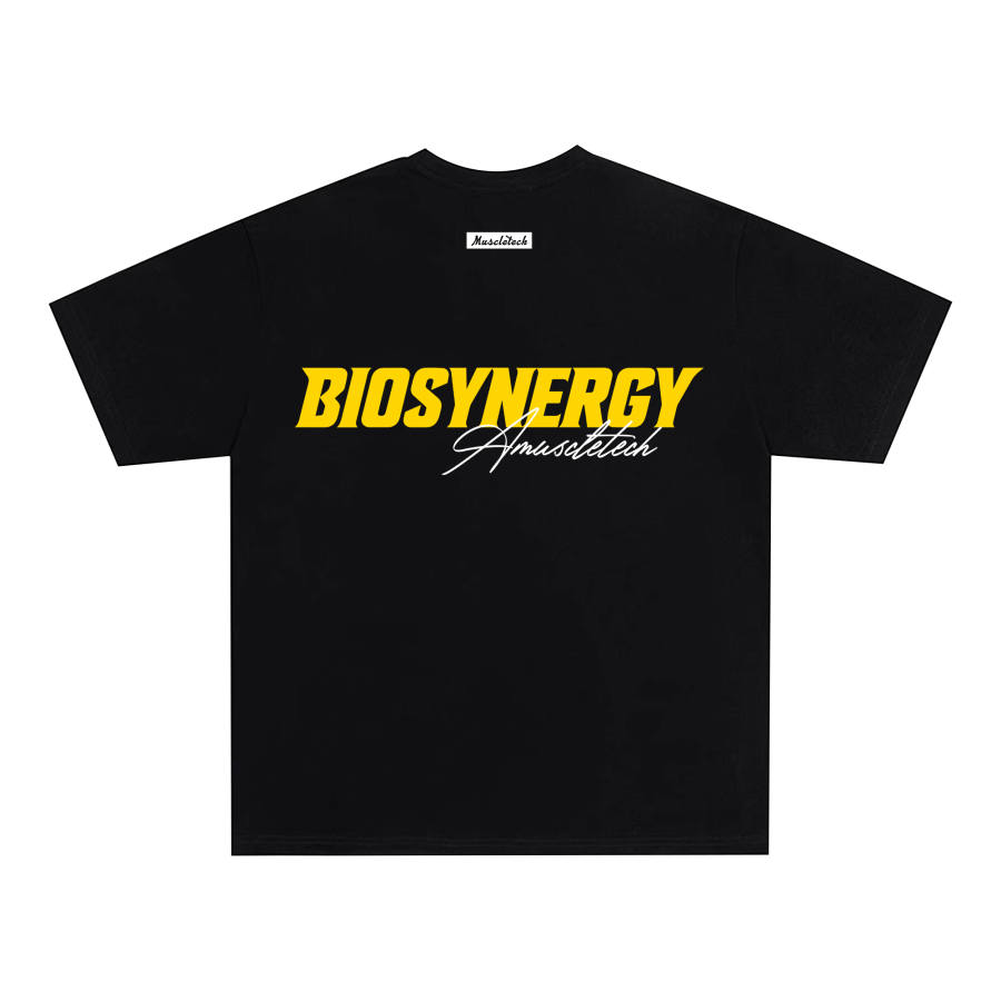 MUSCLETECH MUSCLETECH T Shirts Unisex Crew Neck Thin Straight Fit