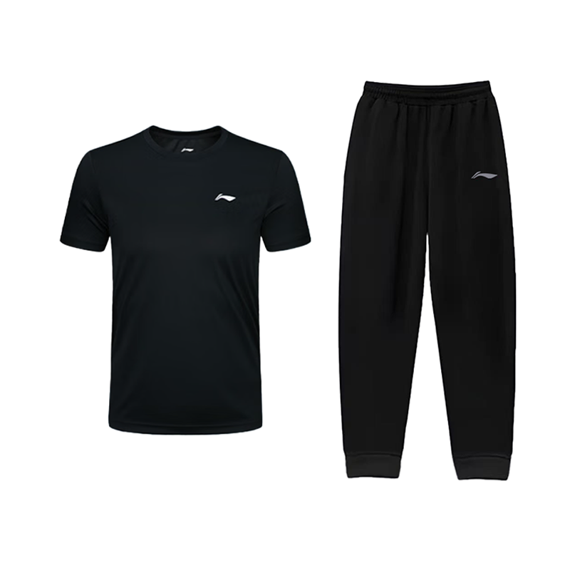 Li-Ning Li Ning Casual Sportswear Unisex Standard Black+Black
