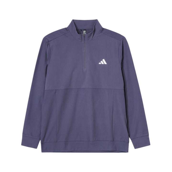 Adidas Adidas Sweatshirts Men's Purple Stand Collar Moderate