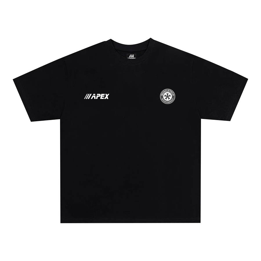 MUSCLETECH MUSCLETECH T Shirts Unisex Crew Neck Thin Straight Fit