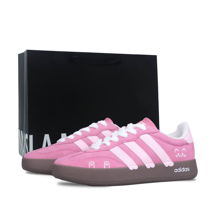 Adidas Adidas BARREDA Abrasion Resistant Low top German Army Trainers Unisex Pink
