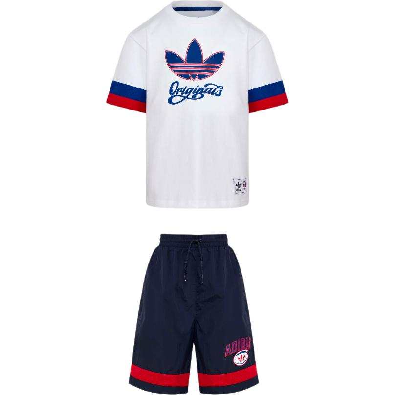 Adidas Originals Casual Sportswear BASKETBALL TRACKSUIT 2 Piece Set Kids'