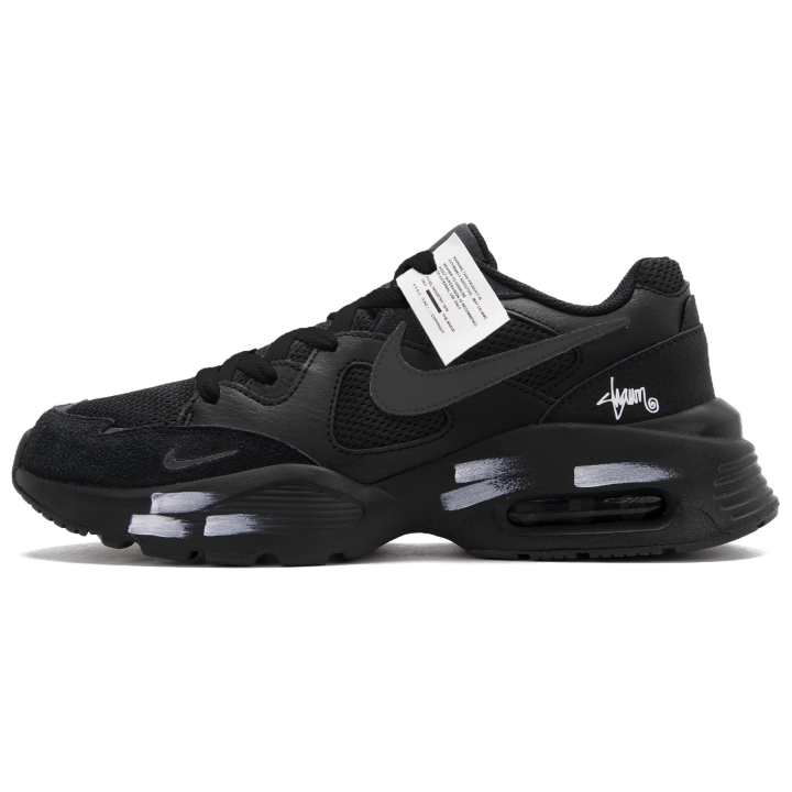Nike Nike Air Max Fusion Low top Running Shoes Men's Black White Gray