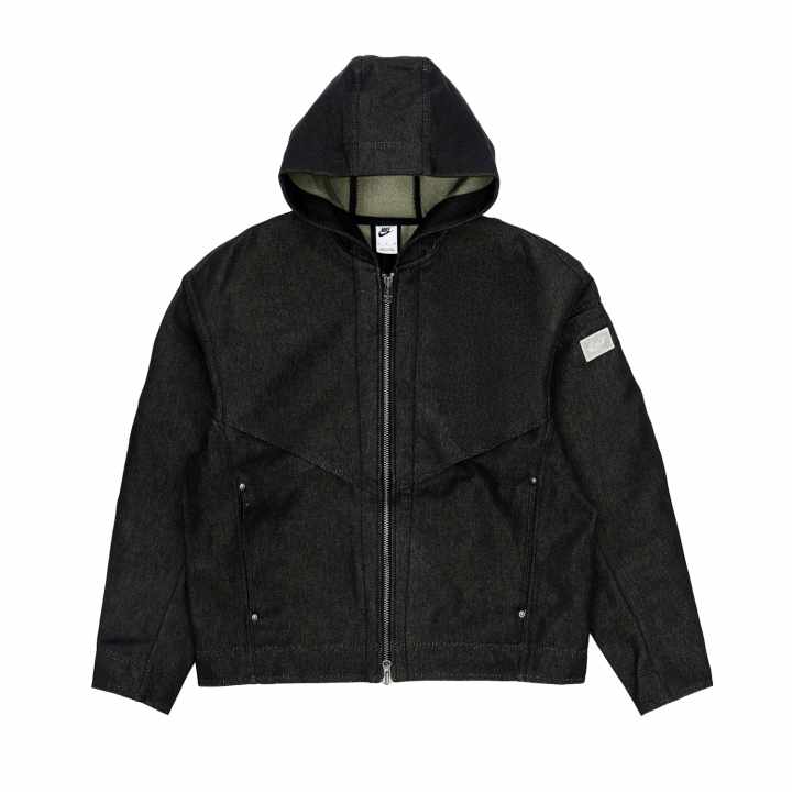 Nike Nike Denim Jackets Men's Dark Brown Hooded Moderate