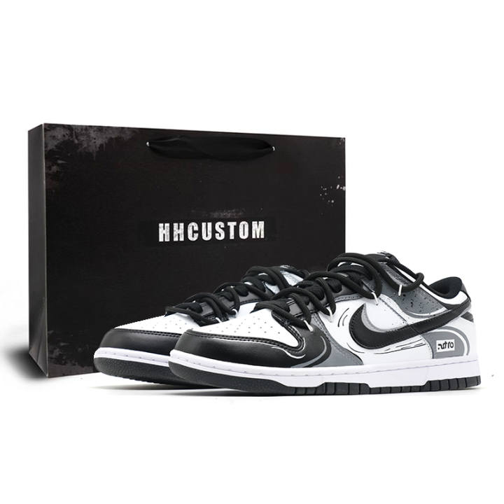 Nike Nike Dunk Turing Test Synthetic Leather Slip Resistant Abrasion Resistant Low top Skateboard Shoes Unisex