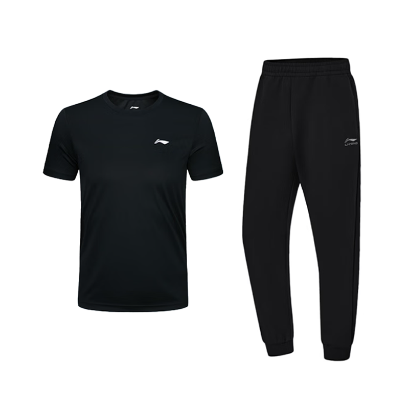 Li-Ning Li Ning Casual Sportswear Unisex Standard Black+Black