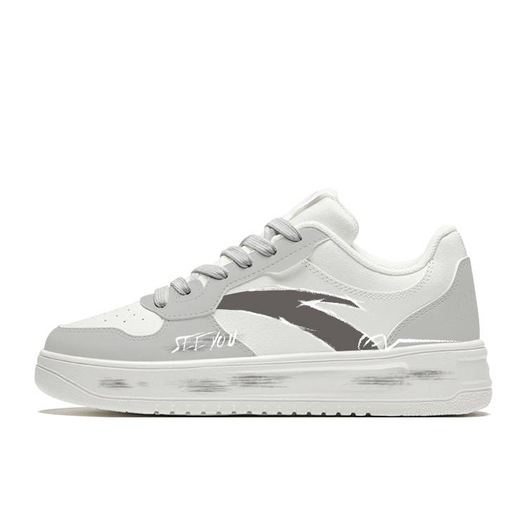 Anta Easy Synthetic Leather Cushioning Slip Resistant Low top Skateboard Shoes Unisex
