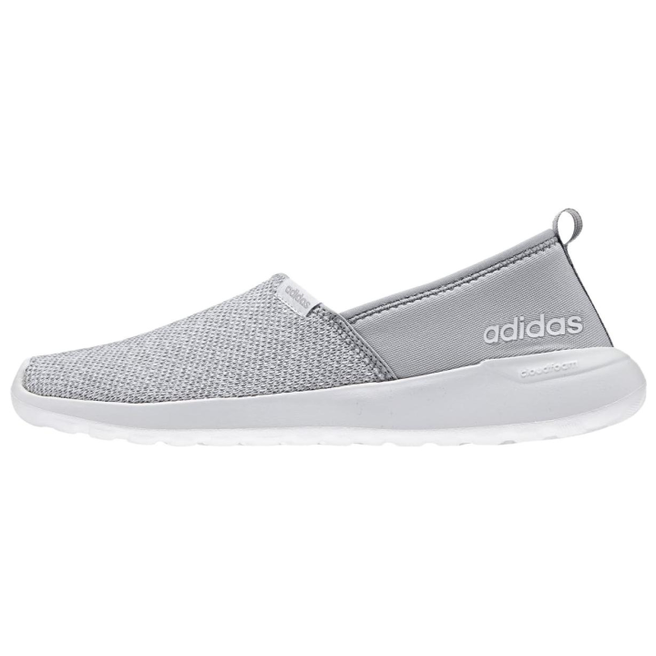 Adidas Adidas Cloudfoam Lite Racer Comfortable Mesh, Textile Running Shoes Women's Gray