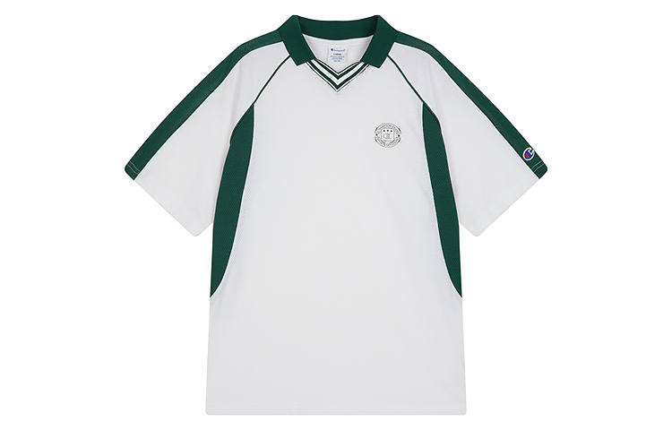 Champion Campus Polo Shirts Unisex V Neck Moderate Straight Fit