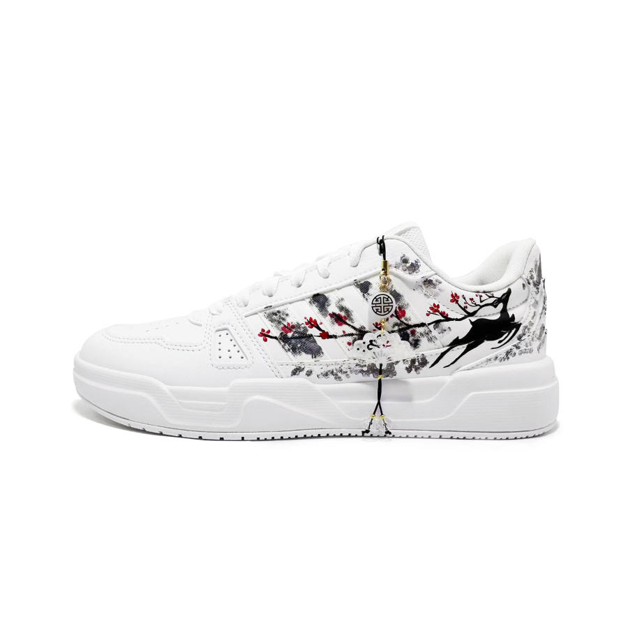 Adidas Adidas LITE BALLER Deer Glory Pu Cushioning Abrasion Resistant Slip Resistant Low top Skateboard Shoes Unisex