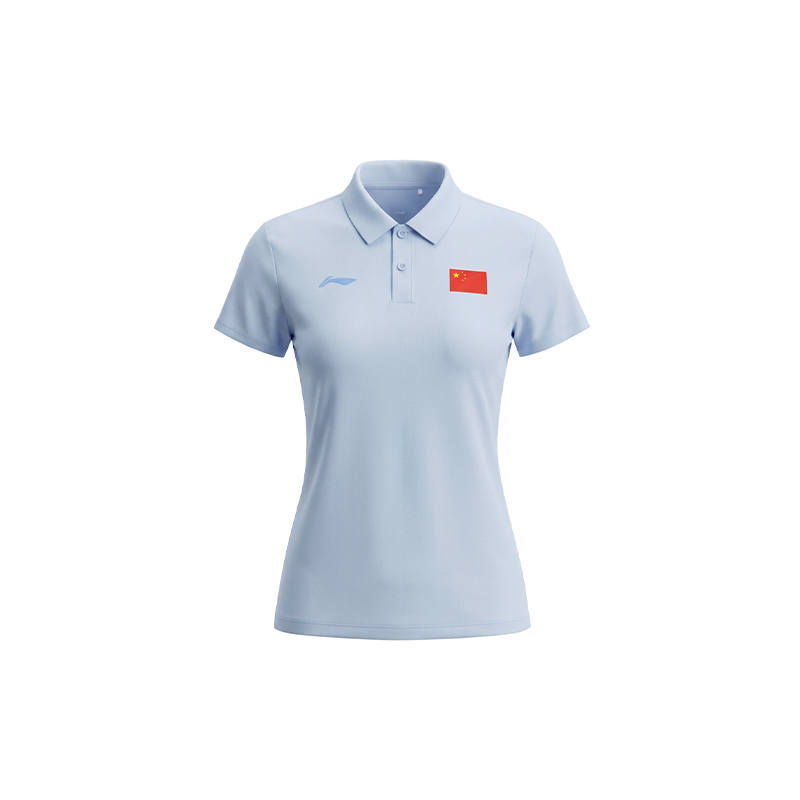 Li-Ning Li Ning Polo Shirt Women's Clear Sky Blue
