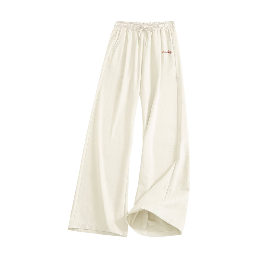 Tonlion Casual Pants Women's Thin Wide Leg Pants
