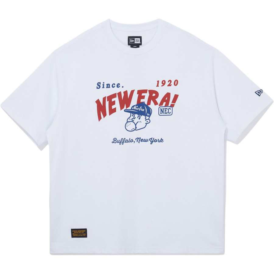 New Era T Shirts Unisex White Crew Neck