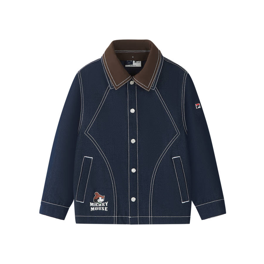 FILA KIDS Denim Jacket Deep Robe Blue Kids'