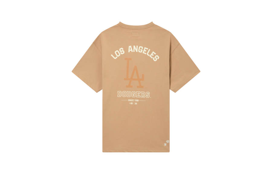New Era T Shirts Unisex Khaki Crew Neck Moderate