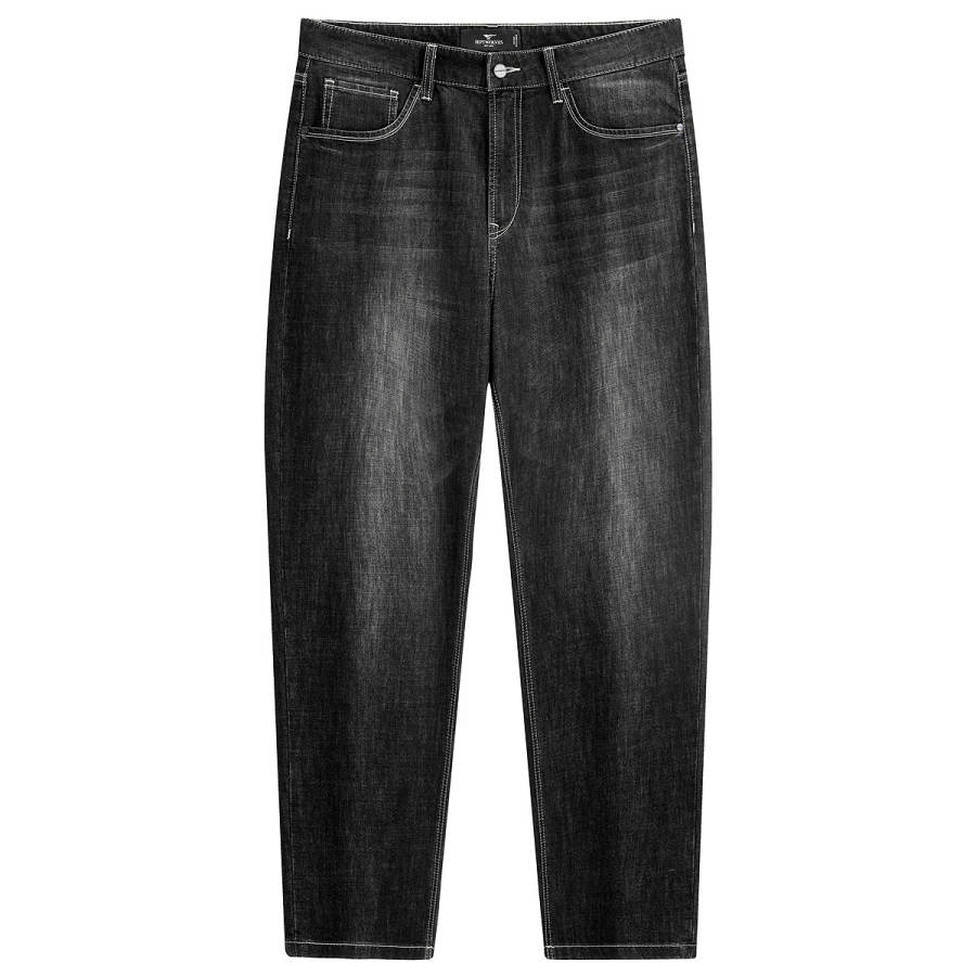 SEPTWOLVES Jeans Men's Thin Straight Fit Pants