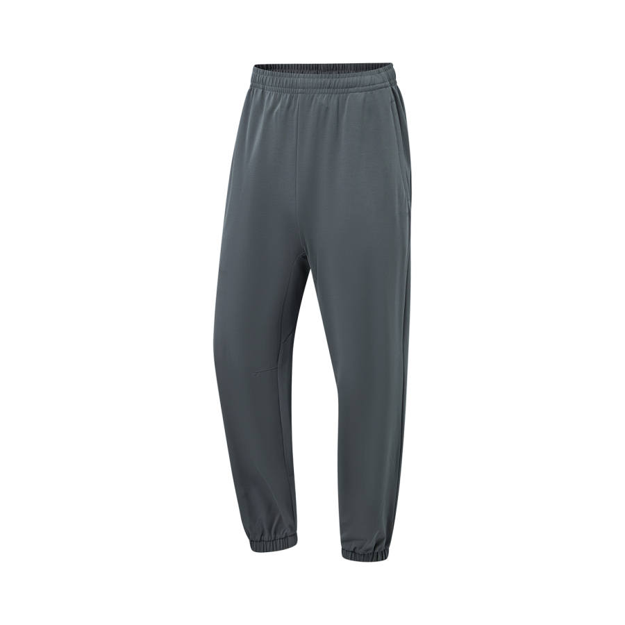 Li-Ning Li Ning Fitness Series Elastic Cuff Sweatpants Men's Thunderstorm Gray