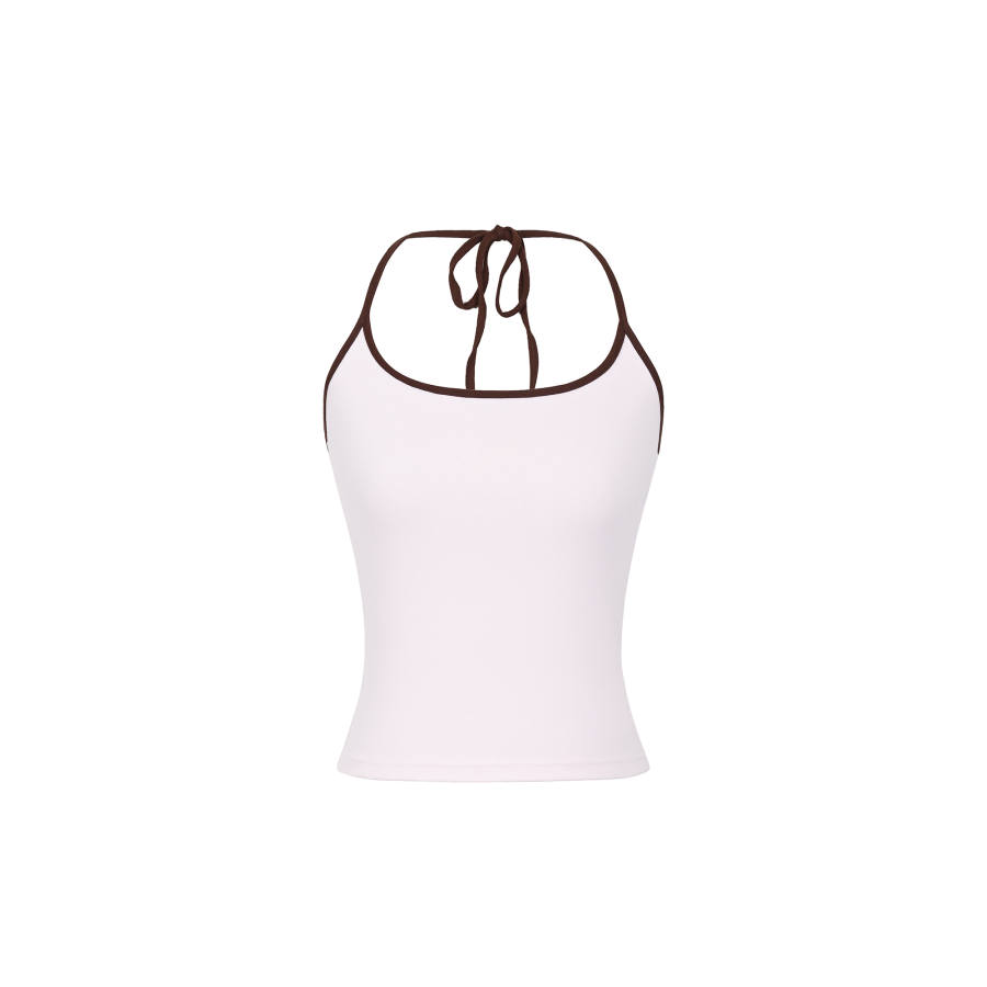 Umoumo Camisoles Women's Collarless Thin Halter Neck
