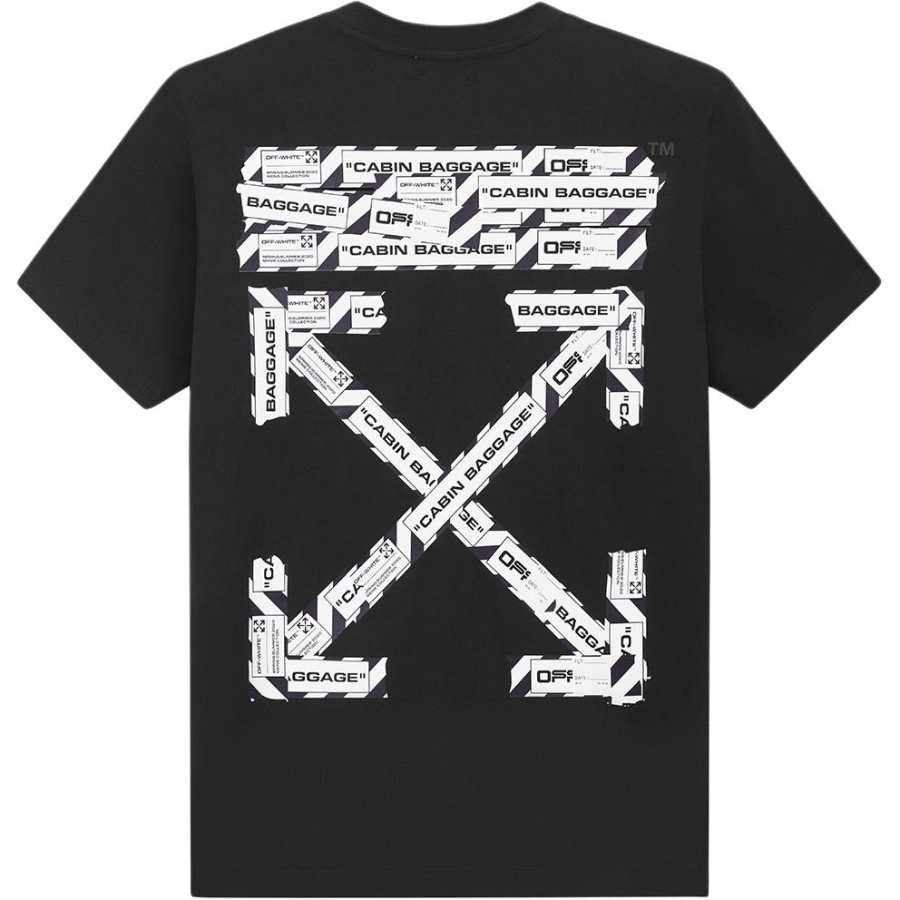 OFF-WHITE OFF WHITE SS20 T Shirt Loose Fit Men's Black