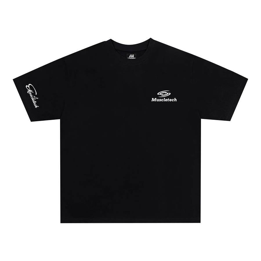 MUSCLETECH MUSCLETECH T Shirts Unisex Crew Neck Thin Straight Fit