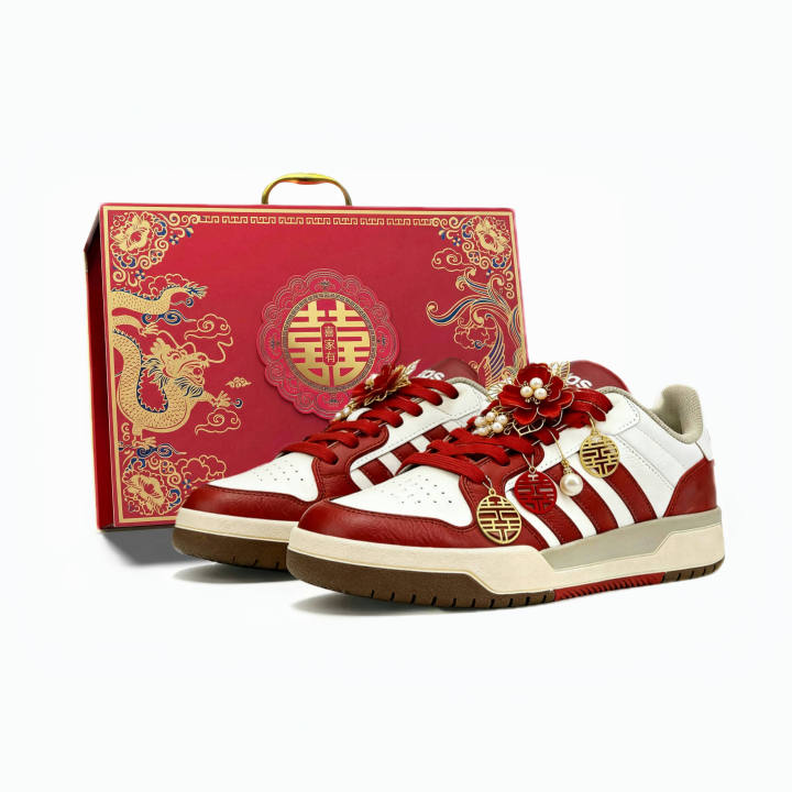 Adidas Adidas ENTRAP Abrasion Resistant Low top Skateboard Shoes Unisex Red