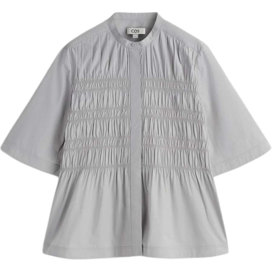 COS Shirts Women's Light Gray Crew Neck