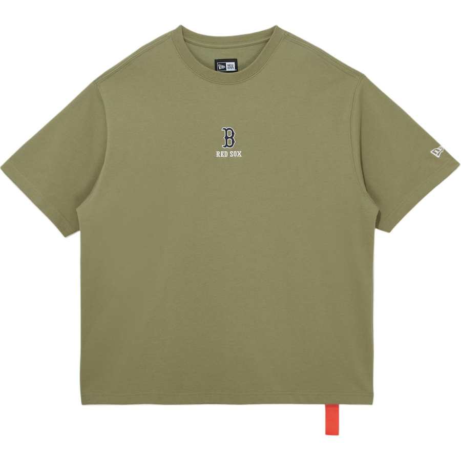 New Era T Shirts Unisex Green Crew Neck
