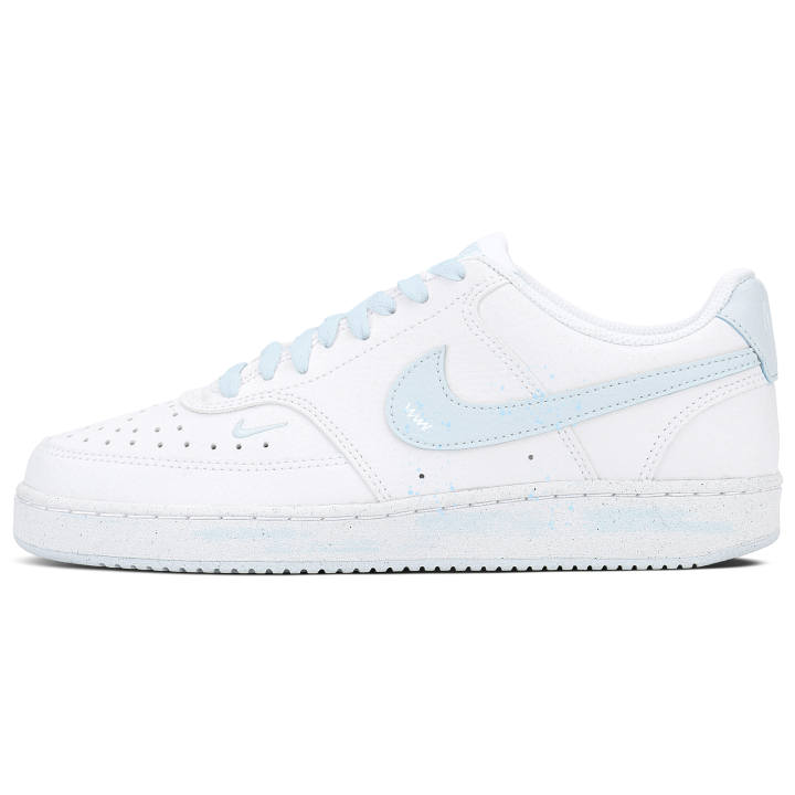 Nike Nike Court Vision Low top Skateboard Shoes Women's White Blue