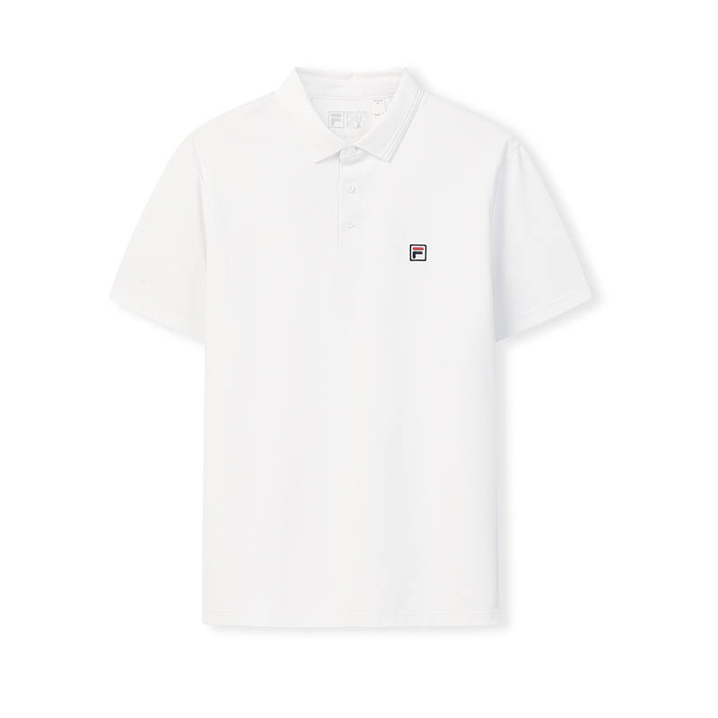 FILA Heritage Polo Shirts Men's Standard White Moderate