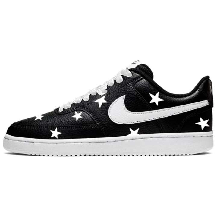 Nike Nike Court Vision 1 Skateboard Shoes Men's Low Top Black White
